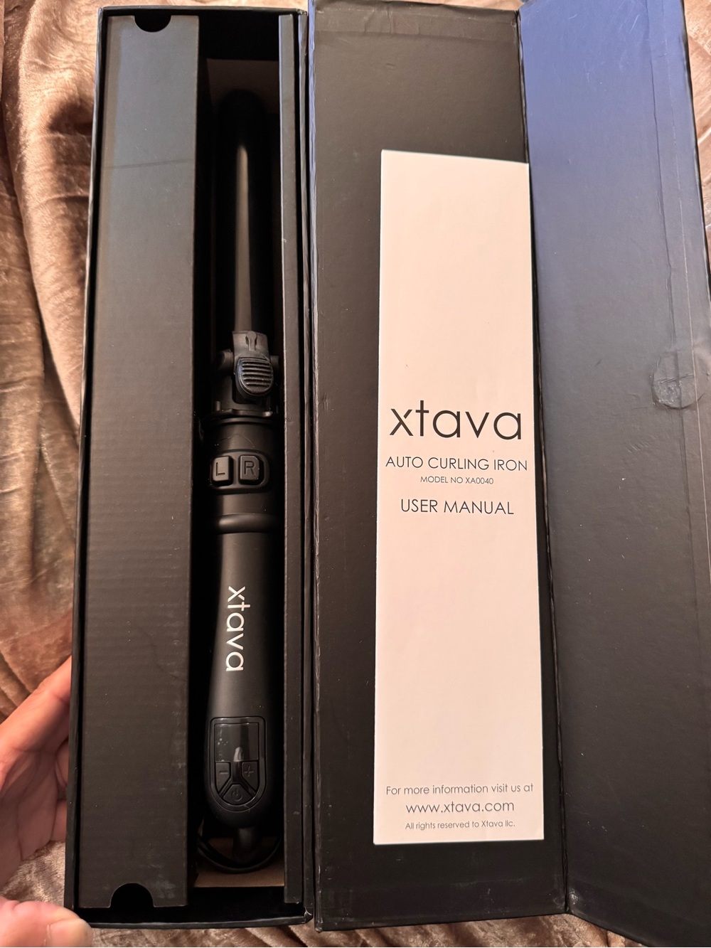 Like New - Xtava Black Auto Curling Iron